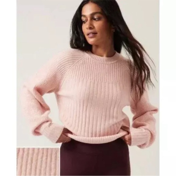 ATHLETA Women’s Layover Crew Sweater Size SP - Picture 1 of 8